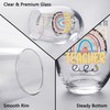 Futtumy Teacher Gifts, 17OZ Teacher Wine Glass, Teacher Christmas Gifts