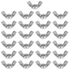 Disnace Pack of 25 Wing Nuts Stainless Steel Wing Nut