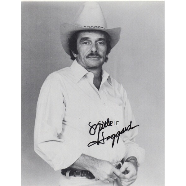 MERLE HAGGARD #2 SIGNED AUTOGRAPHED 8X10 REPRINT PHOTO MAN CAVE