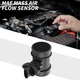 A ABSOPRO MAF Sensor Assembly No.24420614 MAF Mass Air Flow Sensor for Alfa Romeo for OPEL for Vauxhall Plastic Black