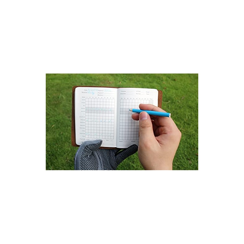 Handy Picks Golf Log Refills Leather Golf Log Book, Standard