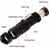 Souyos Red Light Flashlight Mini Red Led Light Zoomable Single