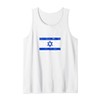 Israel flag, star of David, Judaism, support, solidarity Tank Top