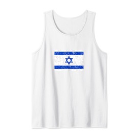 Israel flag, star of David, Judaism, support, solidarity Tank Top