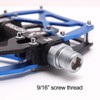 MZYRH Mountain Bike Pedals, Ultra Strong Colorful CNC Machined 9/16"