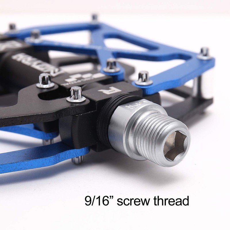 MZYRH Mountain Bike Pedals, Ultra Strong Colorful CNC Machined 9/16"