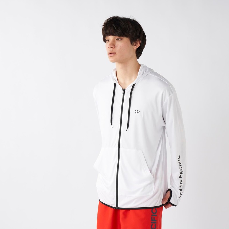 Ocean Pacific (オーシャンパシフィック) Rash Guard UV Cut Hoodie Men's Solid