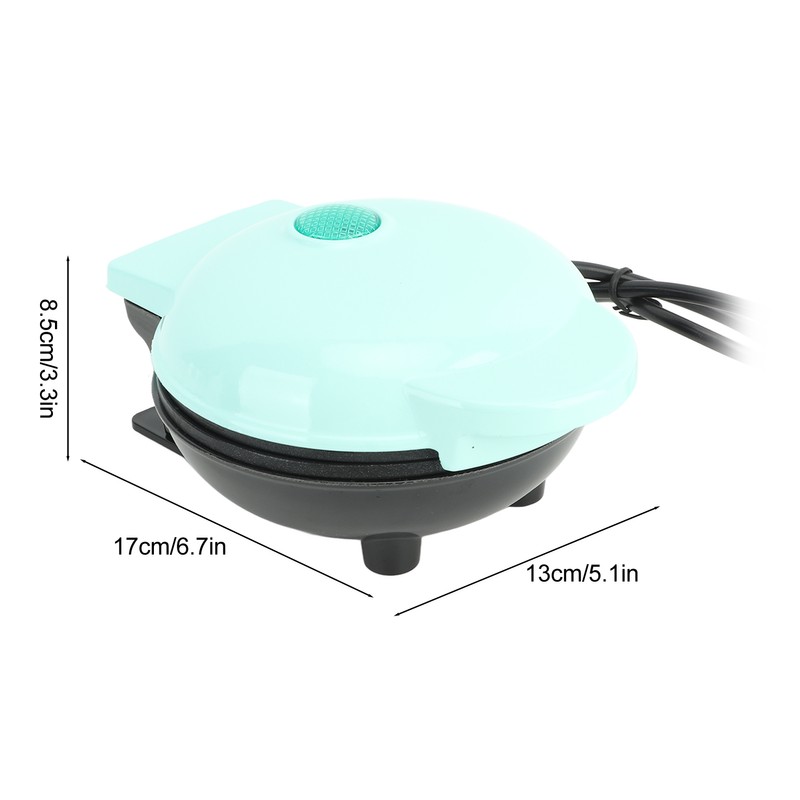 Mini Electric Round Griddle 350W 3 In 1 ABS Mini