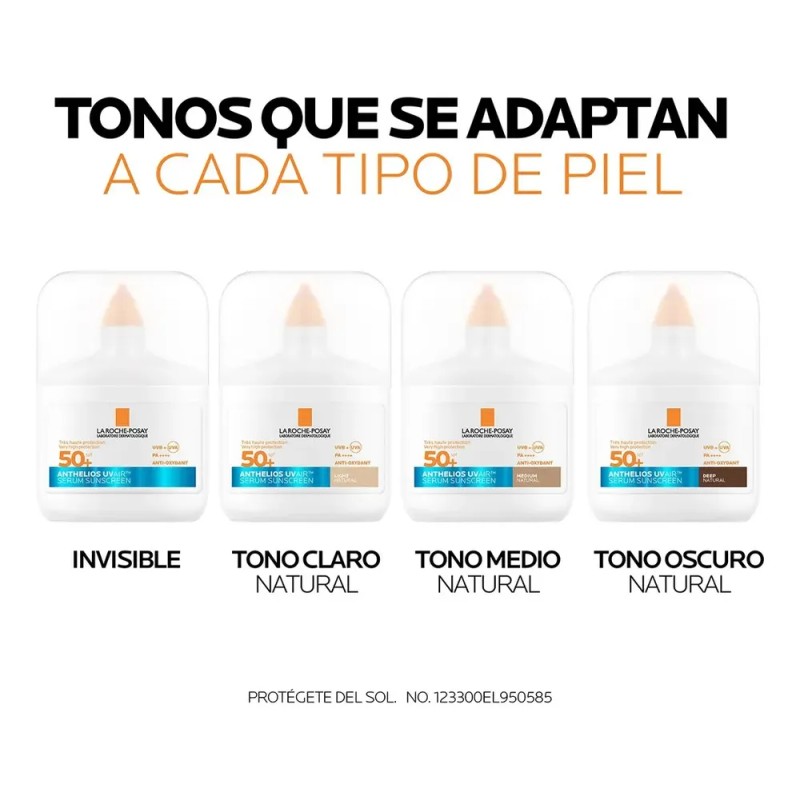 La Roche-Posay Anthelios UV AIR Protector Solar FPS 50+ Tono