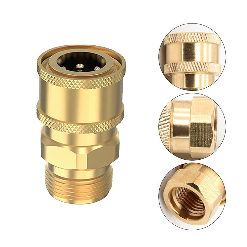 QOOWFEANIG Pressure Washer Quick Connect Kit - 1/4 Inch Quick
