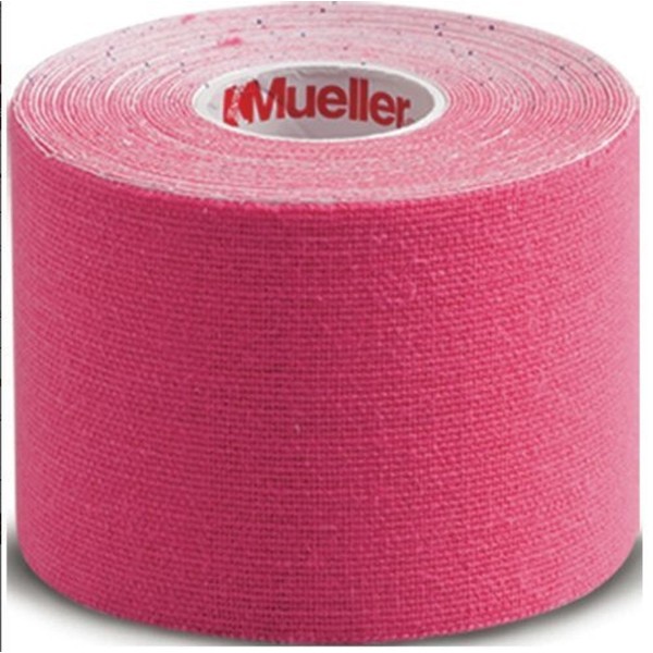 Mueller Kinesiology Tape Pre Cut Strips Pink Roll