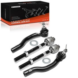 A-Premium Set of 4, Front Inner Outer Tie Rod End Kit, Compatible with Ford Edge 2007-2014 & Lincoln MKX 2007-2015