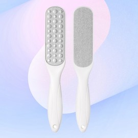 Ergonomic Foot File for Smooth, Baby-Soft Feet White 5ea