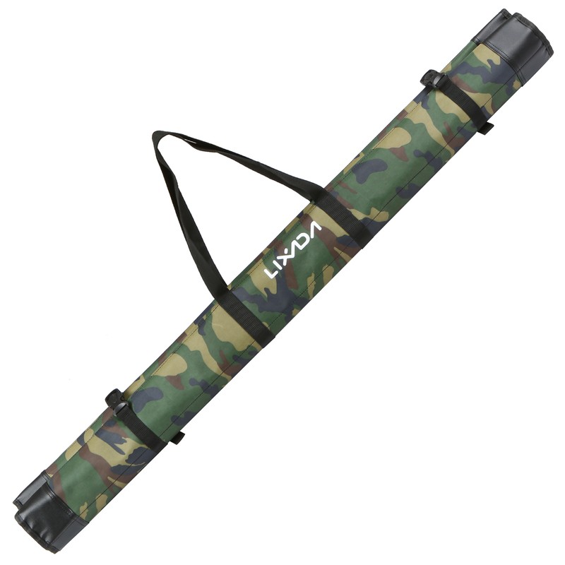 Lixada Fishing Rod Case Portable Soft Case Folding Pole Storage