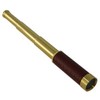 Omegon 12x30 brass pocket telescope with storage box made of