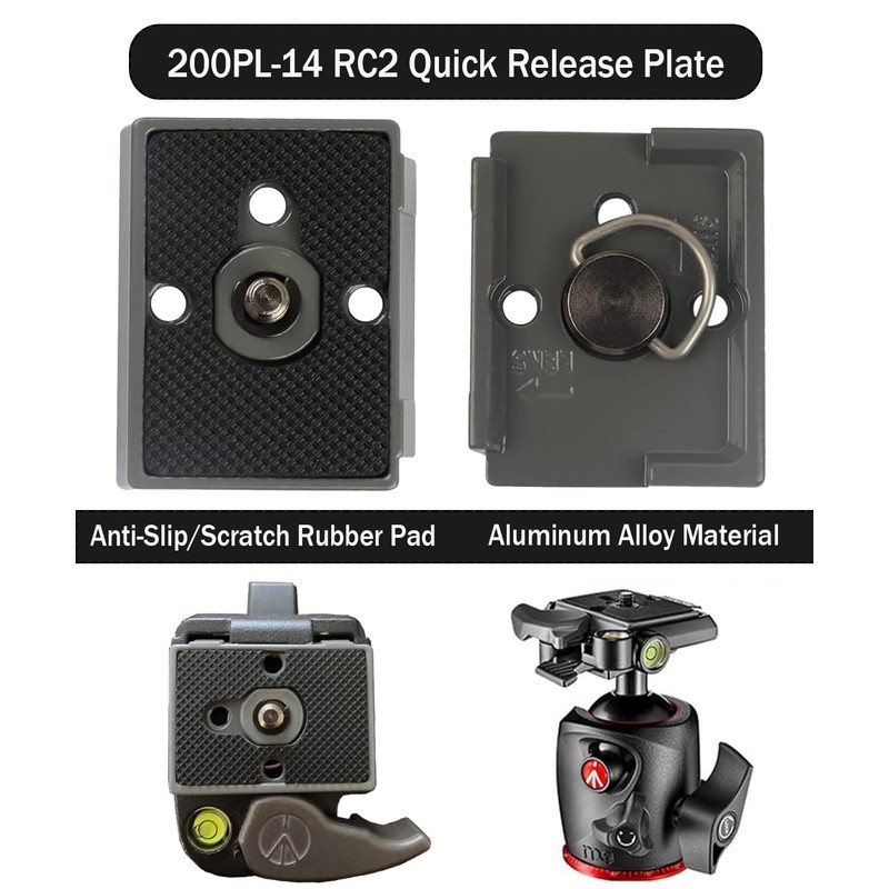 Quick Release Plate, Tripod Quick Release Plate Fit for Manfrotto