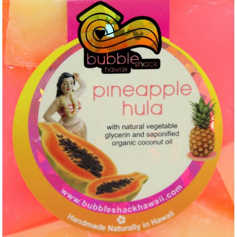Hawaii Souvenir Hawaiian Accessories Bubble Shack Pineapple Chunk Soap Soap