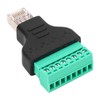 3Pcs RJ45 Screw Terminal Adapter RJ45 Female Thread to 8