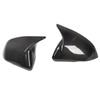 1 Pair Side Mirror Cap Cover Standard Carbon Fiber Glossy