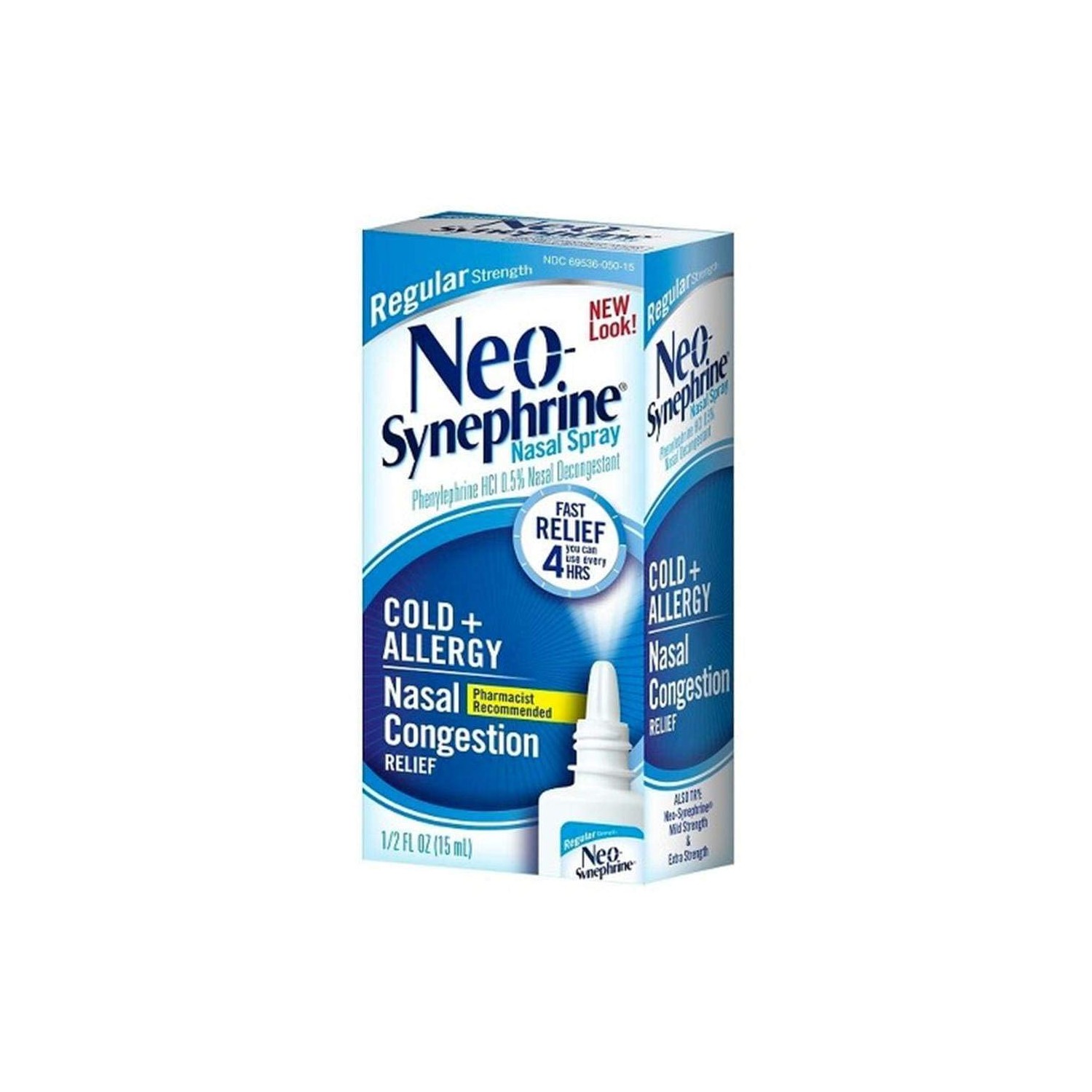 NeoSynephrine Cold Sinus Regular Strength Nasal Decongestant Spray
