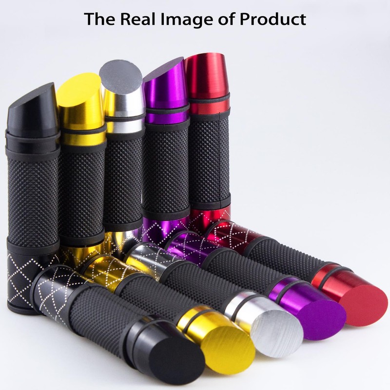 Amavoler Universal Motorcycle Handlebar Grips Fits for Motorcycles with 7/8"
