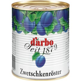 Food-United DARBO ZWETSCHKEN ROASTER 880 g Fruit Dessert Made from Plums Highest Quality Original Traditional Austrian Bohemian According to Family Recipe for Desserts