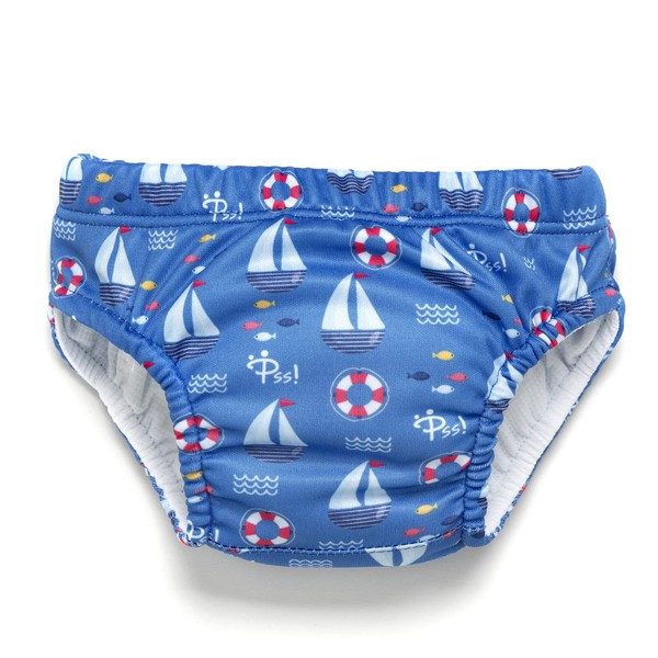 Pss! - Baby Swim Shorts - Sailboat Model - For