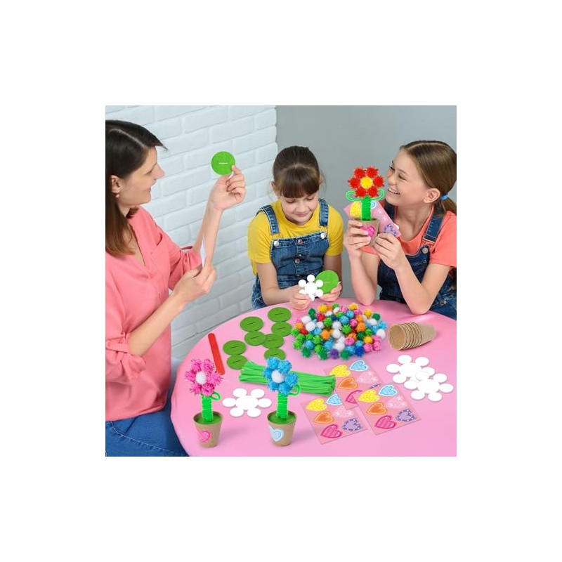 WATINC Mother’s Day Flower Paper Pot Craft Kits - 36