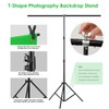 Green Screen Backdrop Kit, 5 x 6.5 Ft Portable Greenscreen