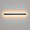 Aipsun Outdoor Wall Lighting 1 Pack, Black LED Exterior Wall