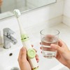 SAMIQU Portable Travel Toothbrush Set–Mini Toothbrush with Built-in Toothpaste Container