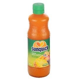 SUNQUICK TROPICAL fruit Juice Concentrate from Europe 580ml glass bottle