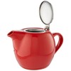 Avanti Camelia Ceramic Teapot, Fire Engine Red, 15767 12 cm*12