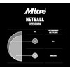 Mitre Intercept Netball | Soft-Feel Style | Durable Design, White/Purple/Pink,