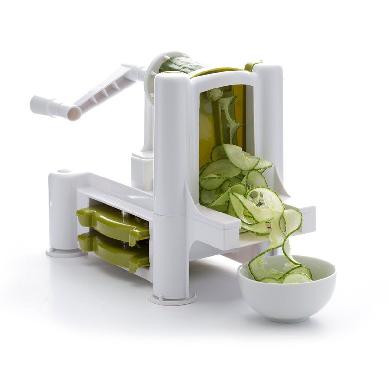 Dexam Spiralizer/Spiral Slicer with 3 Blades, White