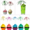 200Pcs Firework Cocktail Picks, BetterJonny Creative Foil Frills Firework Picks