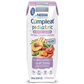 Compleat Pediatric Tube Feeding Compleat Pediatric Reduced Calorie 250 mL Carton, Case of 24