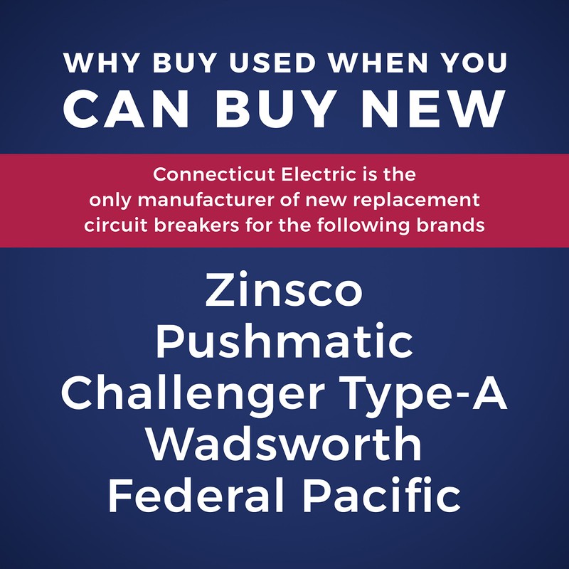 UBIP230-New Pushmatic P230 Replacement. Two Pole 30 Amp Circuit Breaker