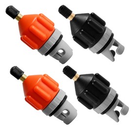 4 pieces SUP valve adapter, pump adapter, air pump adapter, air valve adapter, sup pump for paddle boards, compressor adapter accessories for canoe, inflatable rowing boat, kayak
