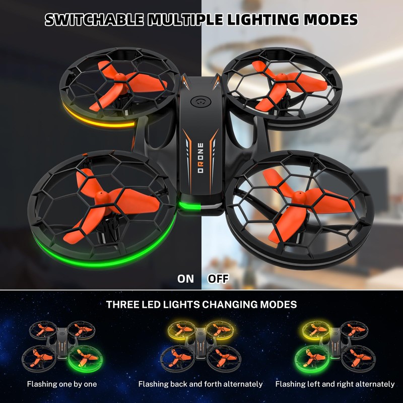 Drones - RC Drone with Auto Hovering and Headless Mode,