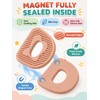 Magnetic Letters for Fridge - Soft Silicone Alphabet Magnets, Toddler