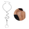 Pulsera Muñequera Moda Arnés Serpiente Cadenitas Anillo
