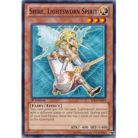 YU-GI-OH! - Shire, Lightsworn Spirit (SDLI-EN014) - Structure Deck: Realm of Light - 1st Edition - Common