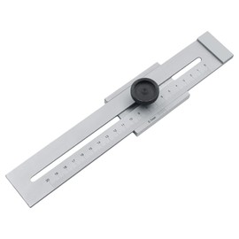Precision Marking Gauge, 0-200mm Stainless Steel Scribing Gauge, Woodworking Measuring Tools