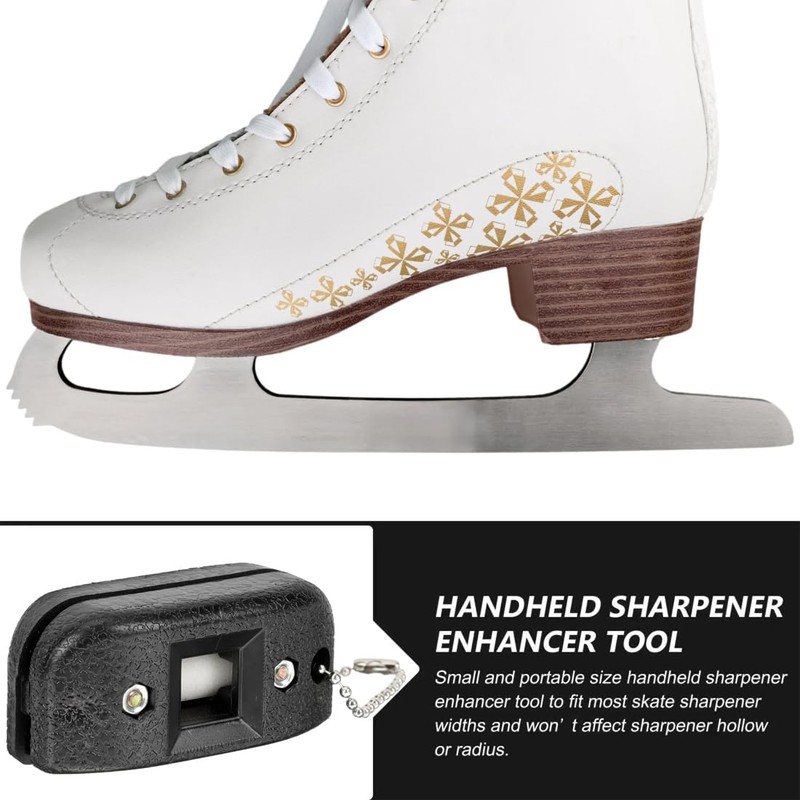 EIHI Ice Skate Grinder Ice Hockey Curve Grinder Portable Ice