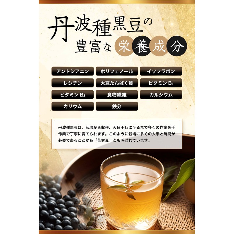 Gojigen Kenkido Gojigen Kokujido Black Soybean Tea Bag Made in