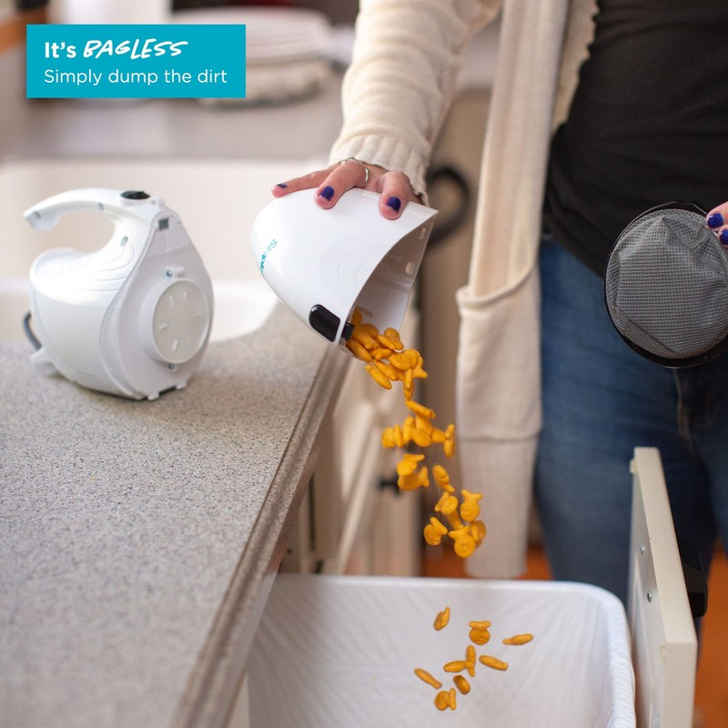 Simplicity Vacuums Flash Mini Handheld Vacuum with Attachments, Powerful Corded