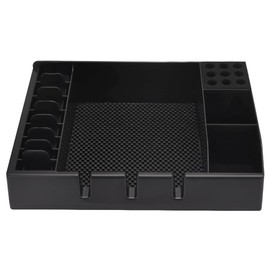 BARBERTOP Barber Clippers Tray Station Hair Trimmer Holder Multifunctional Razors Case Stylist Hairdressing Combs Clips Scissors Holder(12.87" X 8.9")