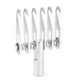 Leftwei Metall-Dellenabzieher, 6-Krallen-Haken, Robuste Zugkralle, Auto-Dellen-Reparatur-Abzieher, Verstellbarer 6-Finger-Haken, Karosserie-Reparaturwerkzeug für