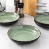 LERATIO Large Pasta Bowls,38oz Ceramic Pasta Bowls,9.0" Reactive Glaze Pasta